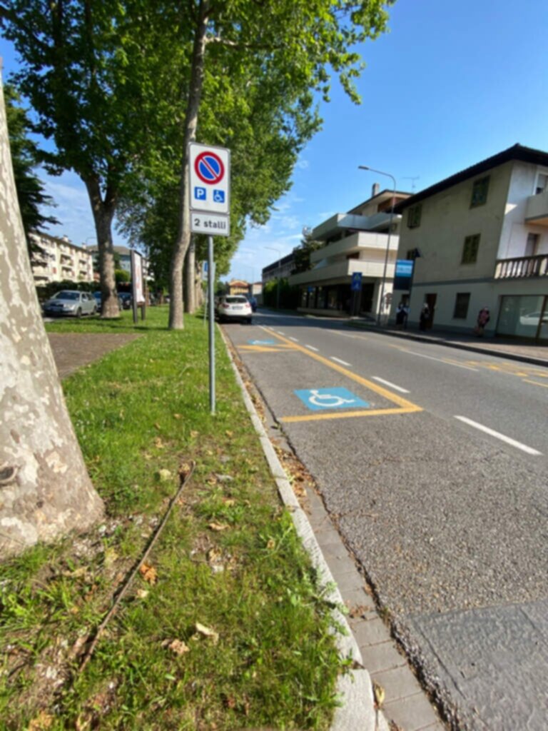 PARCHEGGIO DISABILI PUBBLICO viale trieste