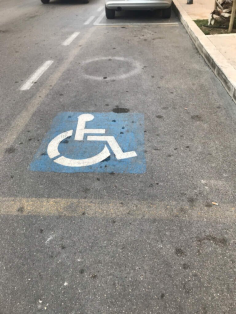 parcheggio disabili