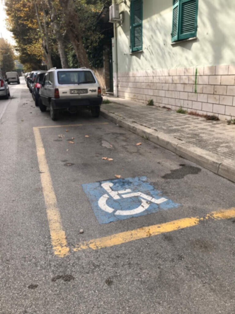 parcheggio disabili